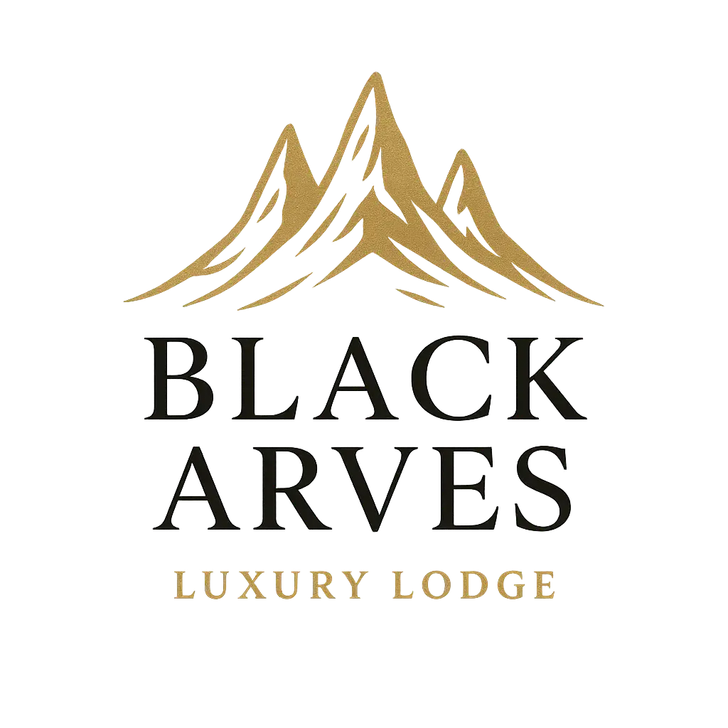 Logo Black Arves Luxury Lodge