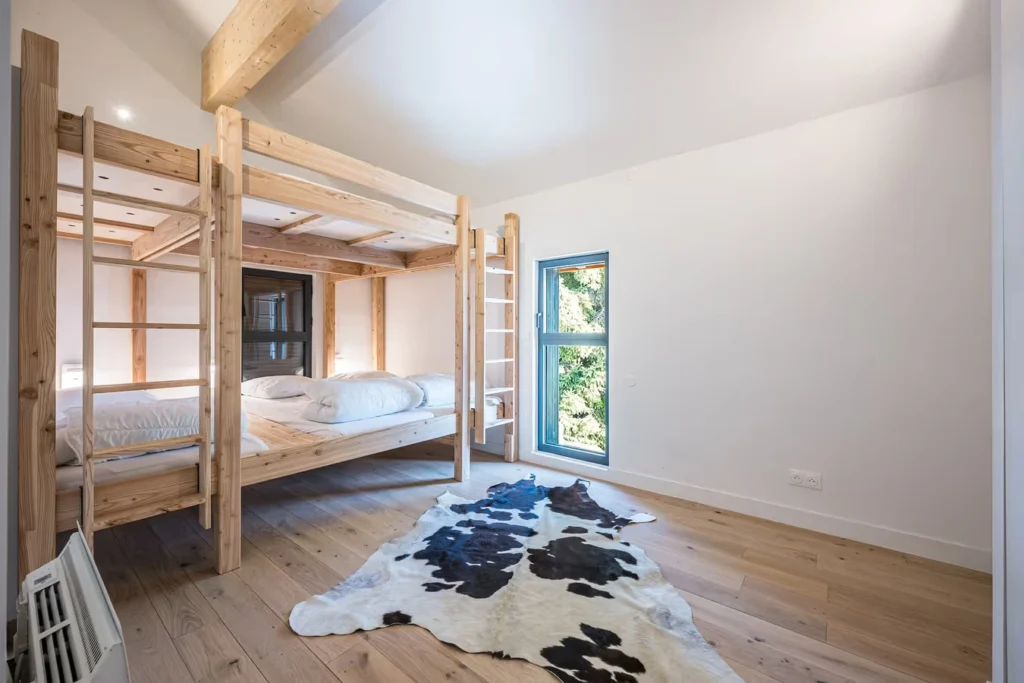 Espace nuit cosy dans un chalet de luxe en Maurienne